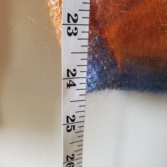 ASTR The Lable Womens XS Oversize Rainbow Sweater Mohair Wool Nylon Open Knit - Picture 8 of 8